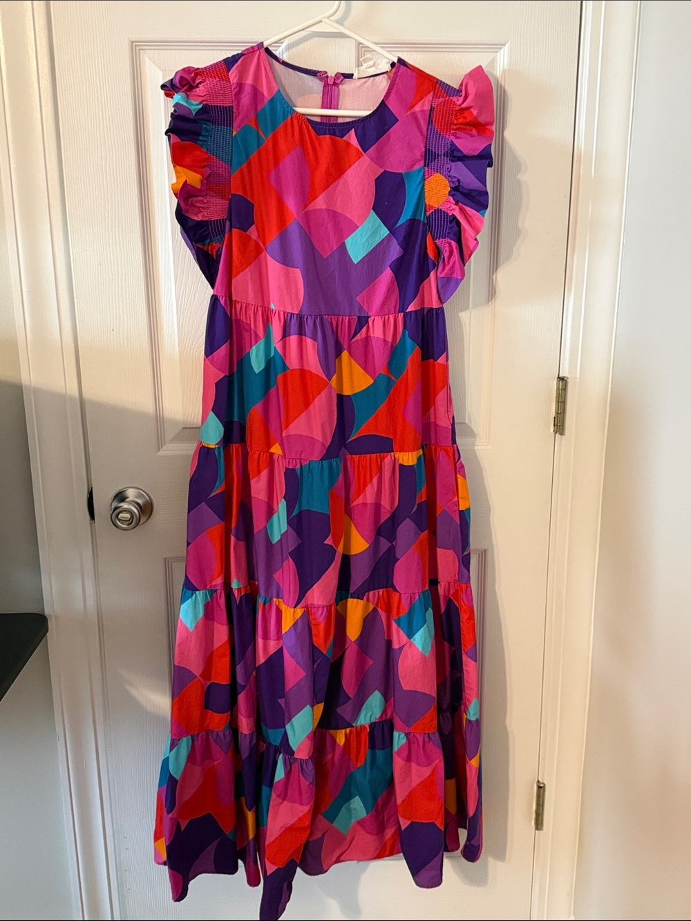 Peach Love California Purple & Pink Dress Label Detail